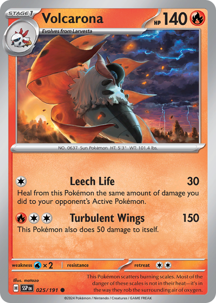 Volcarona - Surging Sparks